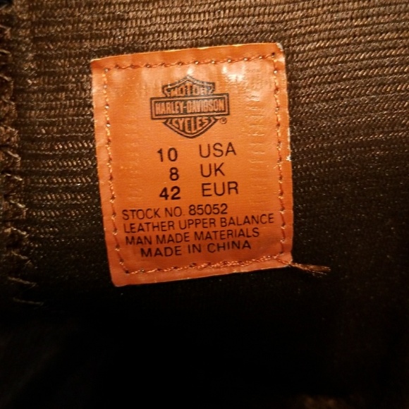 NEW.  Harley Davidson Boots. - Picture 6 of 8